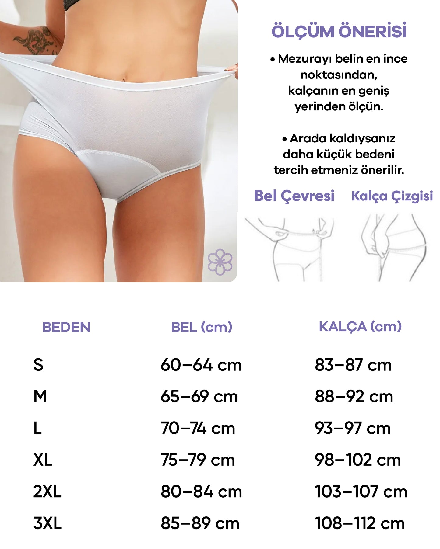 FreesiaEver™ Yüksel Bel Sızdırmaz İç Çamaşırı