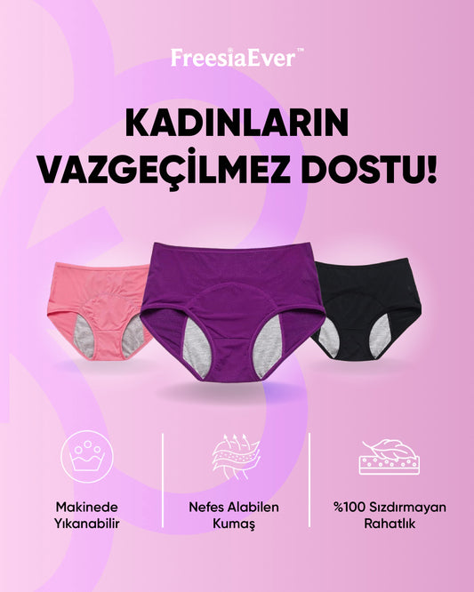 FreesiaEver™ Sızdırmaz ve Korumalı İç Çamaşırı
