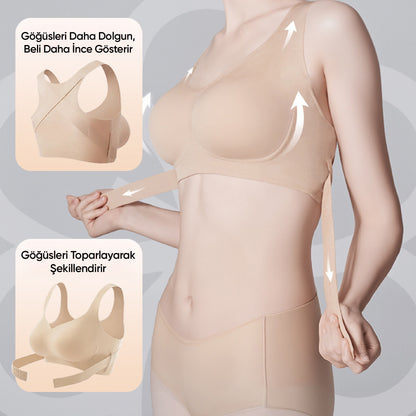 Duruş Düzeltici Dikişsiz Sütyen | FreesiaEver