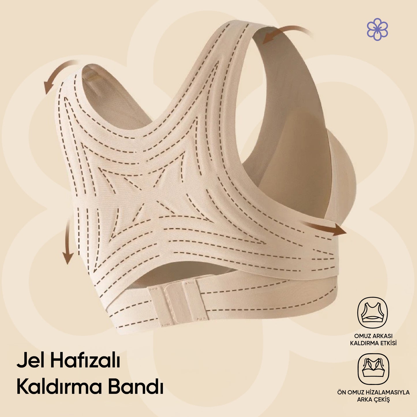 Duruş Düzeltici Dikişsiz Sütyen | FreesiaEver